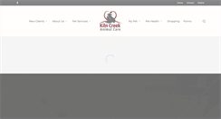 Desktop Screenshot of kilncreekanimalcare.com